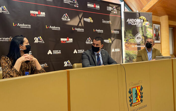 Presentación Andorra MTB Classic-Pyrenees del Multisport Festival que acogerá la Massana