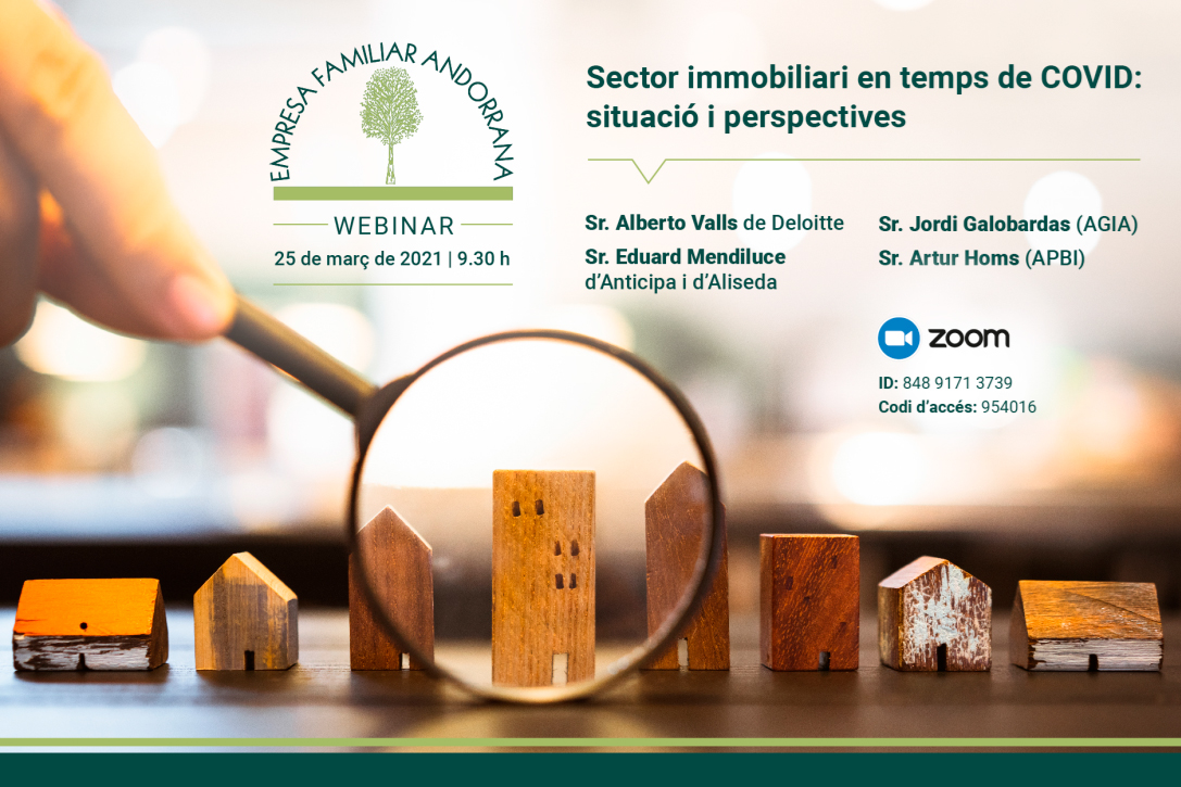 Webinar EFA – Sector immobiliari en temps de COVID: situació i perspectives