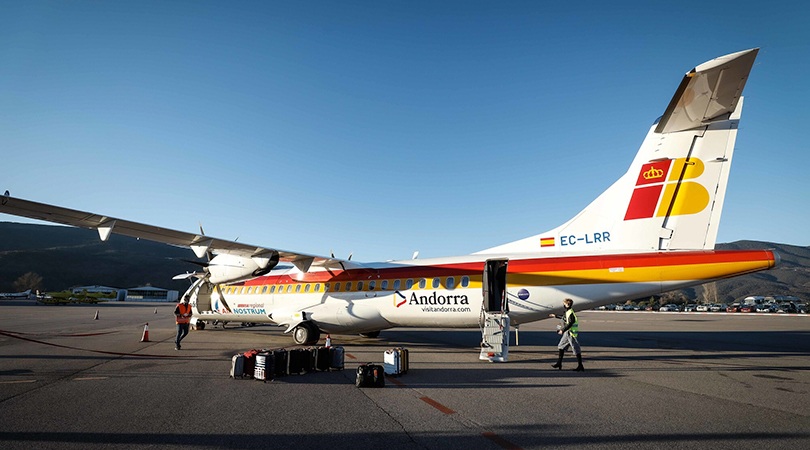 Es modifiquen els horaris dels vols entre l’aeroport d’Andorra-La Seu d’Urgell i el de Madrid