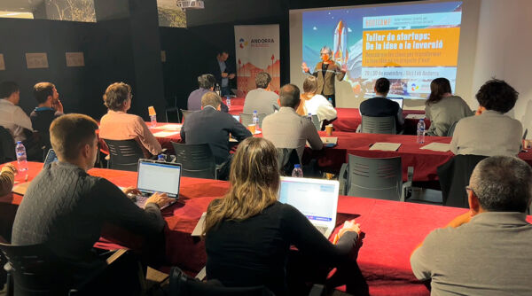 Local entrepreneurs participate in the first intensive and practical Andorra Business workshop