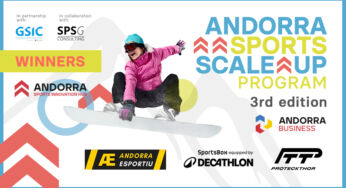 Un projecte andorrà, entre els guanyadors de la tercera edició de l’Andorra Sports Scale-Up Program