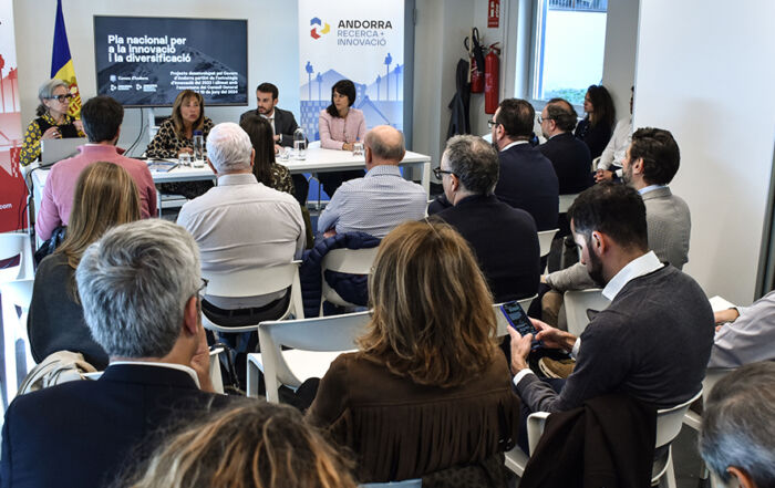 La ministra Marsol presenta el Pla Nacional per a la Innovació i la Diversificació a agents del país