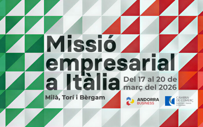 Andorra Business i la Cambra de Comerç organitzen una missió empresarial a Itàlia el març del 2026